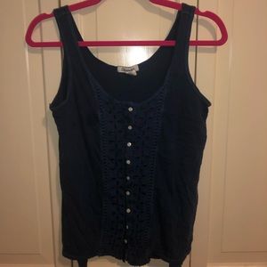 Button tank top